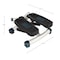 Wakeman Stair Stepper-Portable Climber Machine with LCD Monitor & Resistance Bands by Wakeman White/Gray 80-5217 - alternate 6